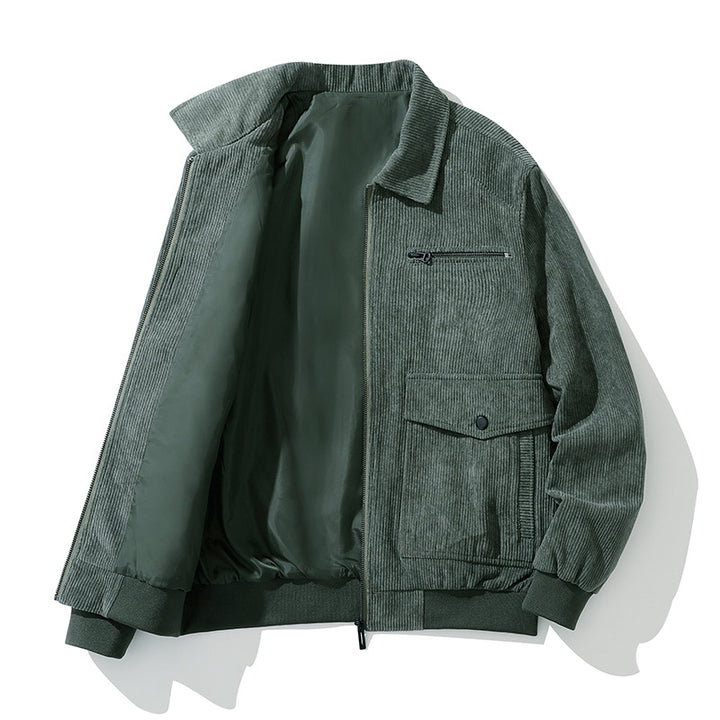 Men's cord jacket with practical pockets and high-quality workmanship Lisslune
