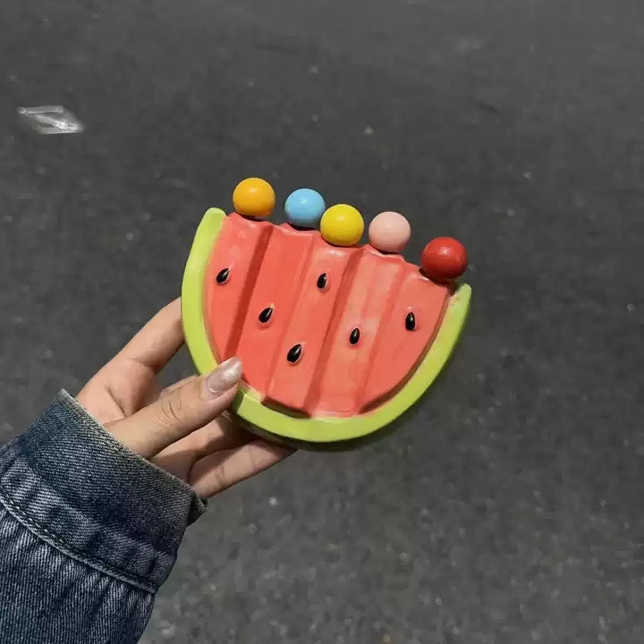Lisslune | Watermelon Fruit Bite Sticks Fork Set