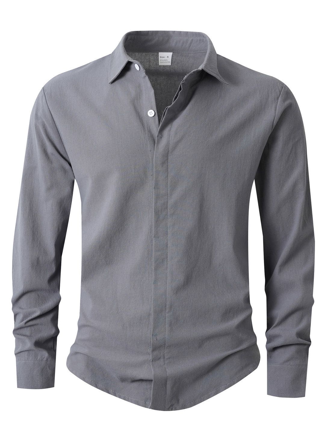 Men's Elegant Casual Shirt with Slim Fit Cut Lisslune