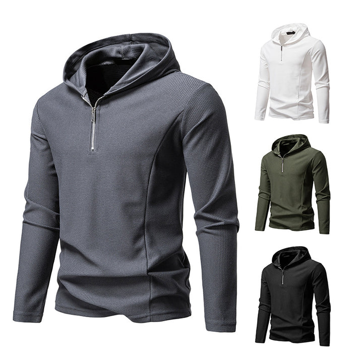 Men's functional sweater with half zipper and breathable fabric Lisslune