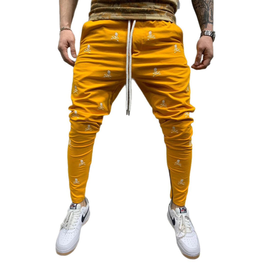 Men's cotton jogging pants with motif Lisslune