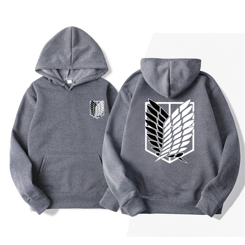 Women's Hooded Sweatshirt with Classic Anime Design Lisslune