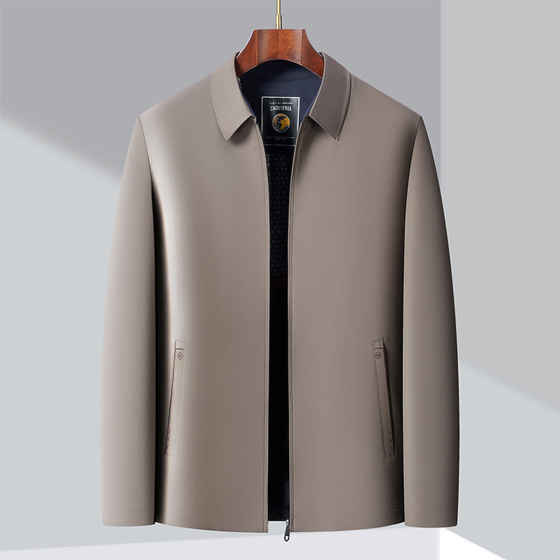 Men's Fashionable Lightweight Jacket with Functional Zipper Lisslune