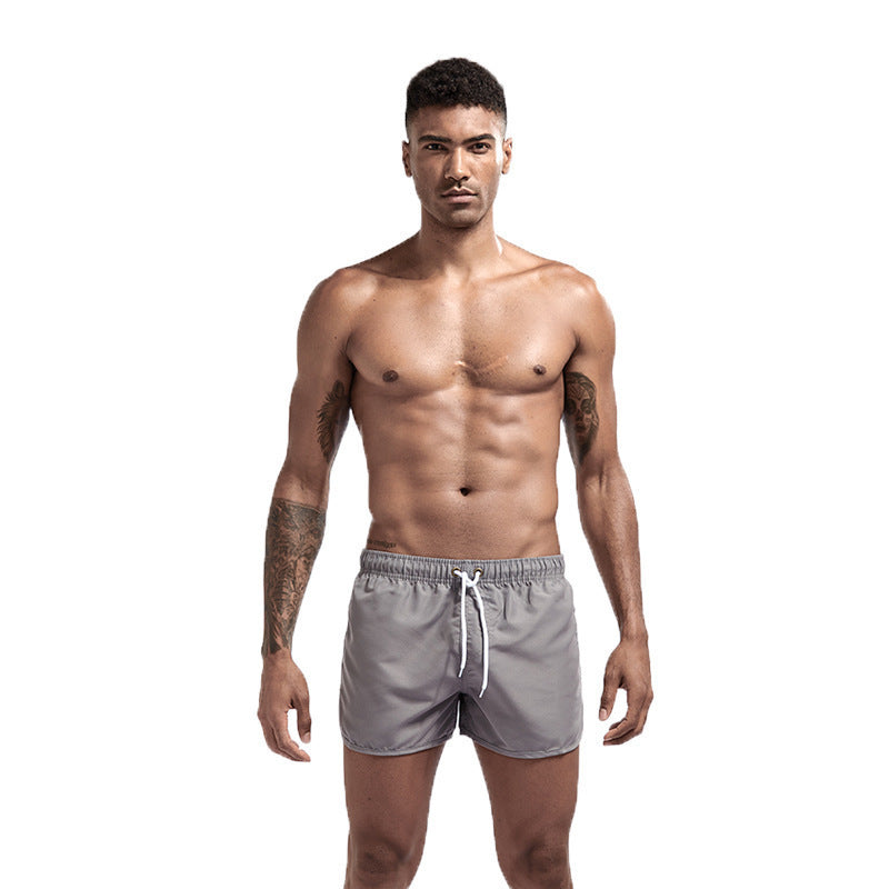 Men's swim shorts made of quick-drying material with an elastic waistband Lisslune