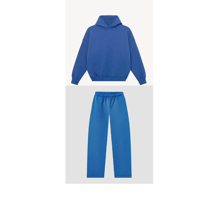 Women's Cozy Sweatshirt and Pants Set with High Collar and Casual Fit Lisslune