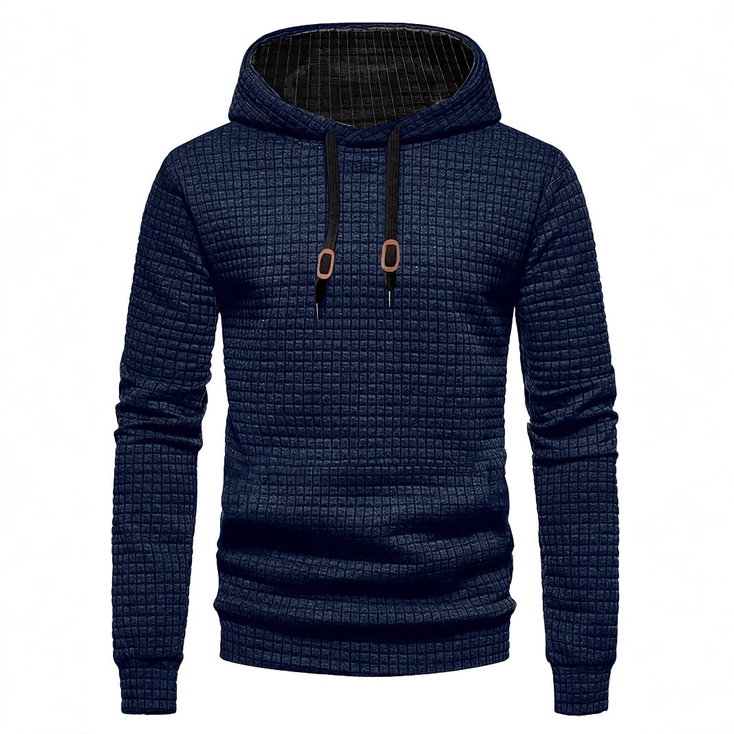Men's stylish hoodie with textured design Lisslune