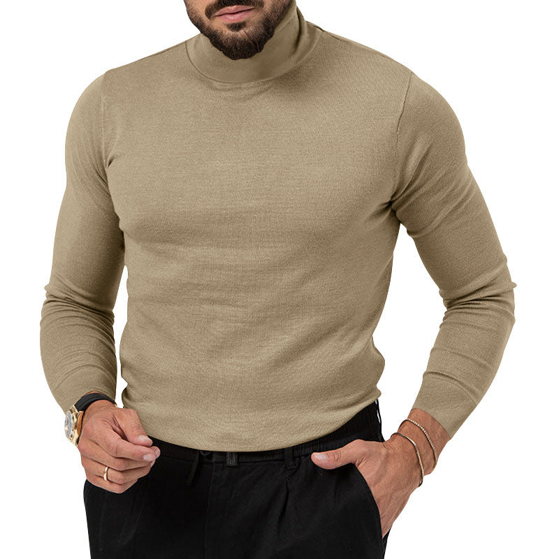 Men's elegant turtleneck sweater made of high-quality merino wool Lisslune