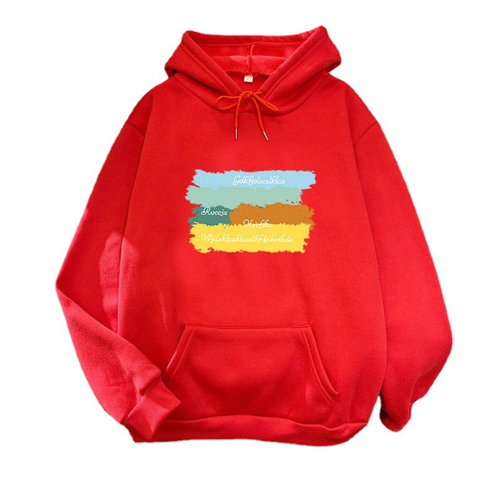 Women's casual hoodie with creative graphic design Lisslune