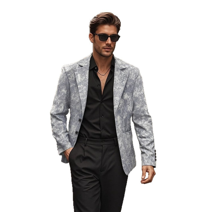 Men's structured casual blazer with modern design and two pockets Lisslune