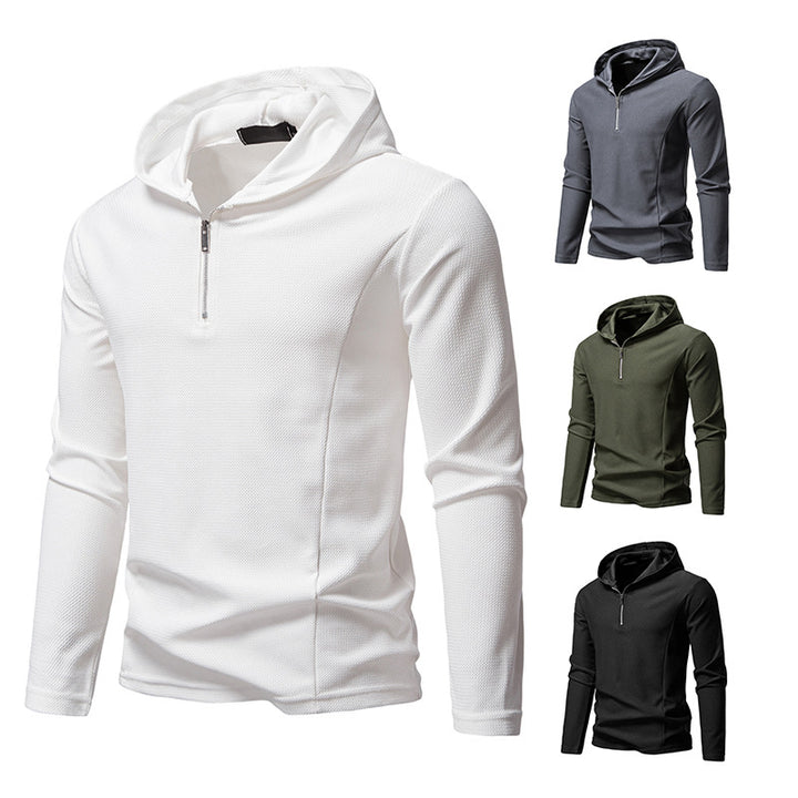 Men's functional sweater with half zipper and breathable fabric Lisslune