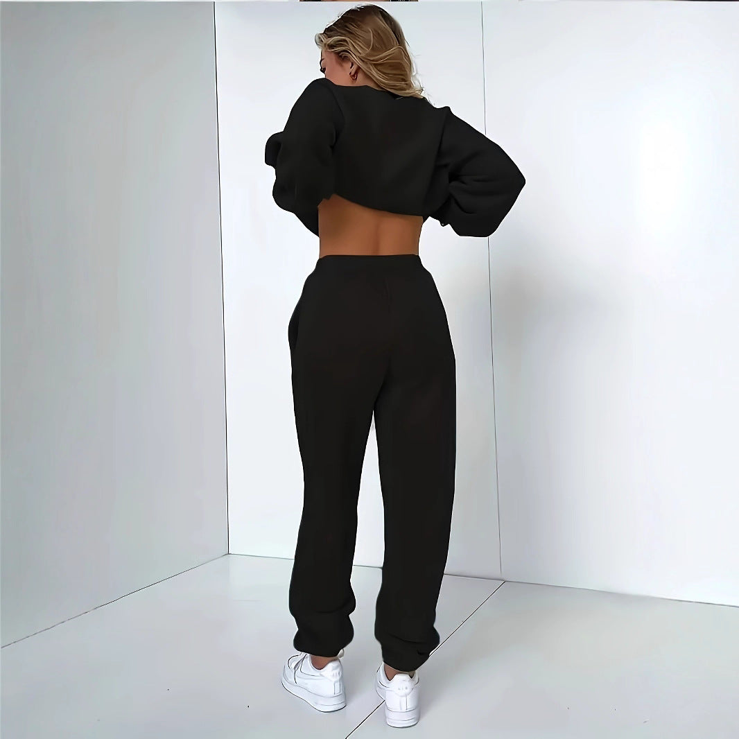Women's hoodie and jogger set with urban Brooklyn design Lisslune
