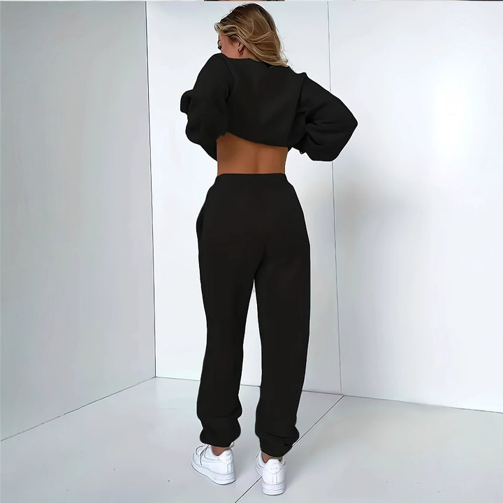 Women's hoodie and jogger set with urban Brooklyn design Lisslune
