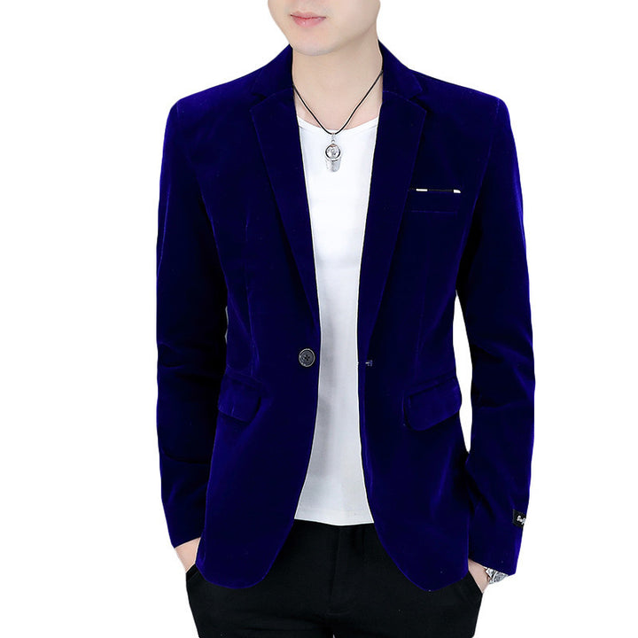 Men's elegant velvet blazer Lisslune