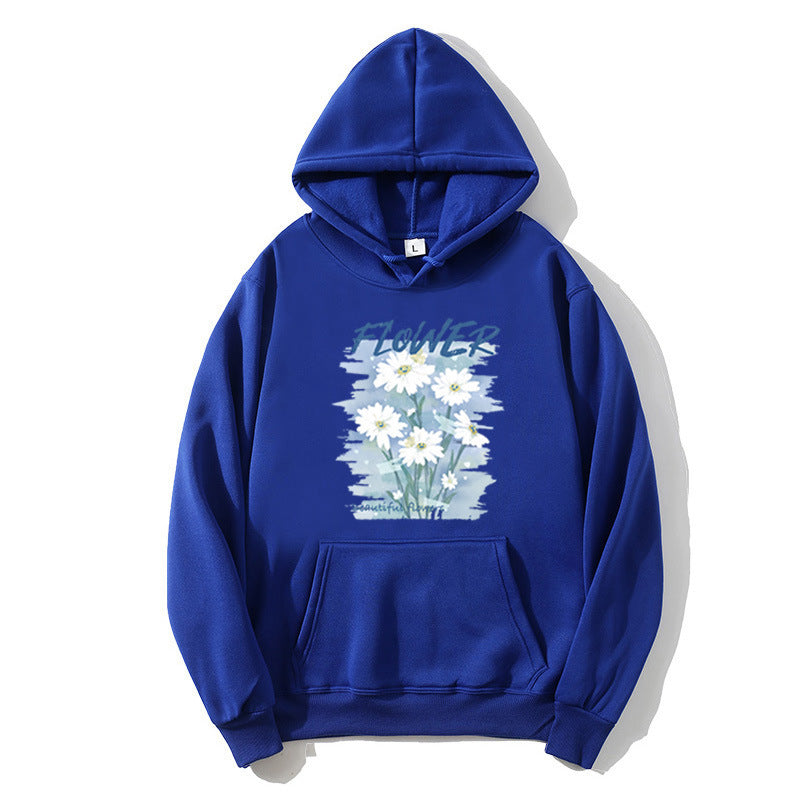 Women's hoodie with floral graphic print Lisslune