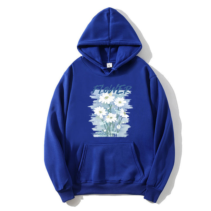 Women's hoodie with floral graphic print Lisslune