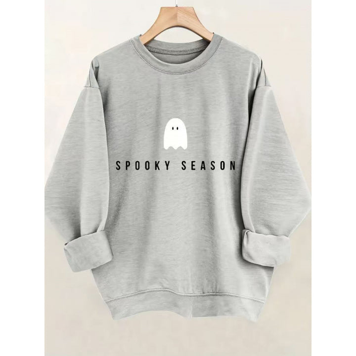 Women's sweatshirt with casual spooky design and soft inner fleece Lisslune