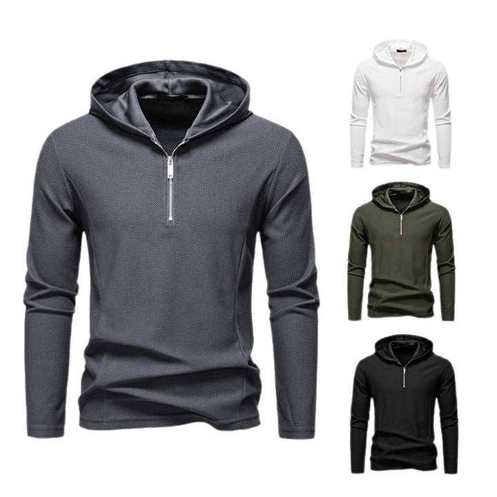 Men's functional sweater with half zipper and breathable fabric Lisslune