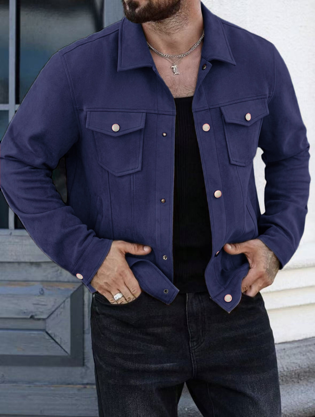 Men's Trendy and Comfortable Suede Jacket Lisslune