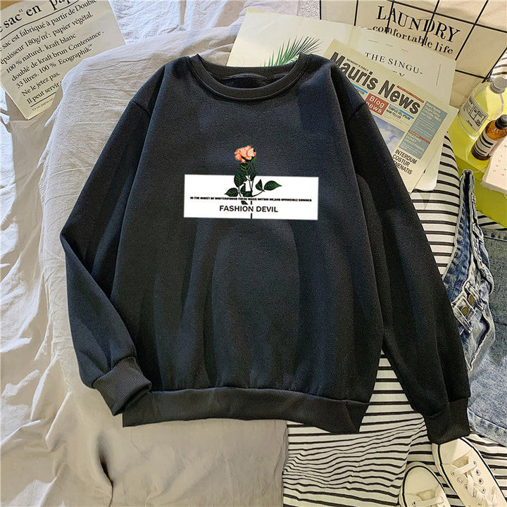 Women’s sweatshirt with floral motif Lisslune
