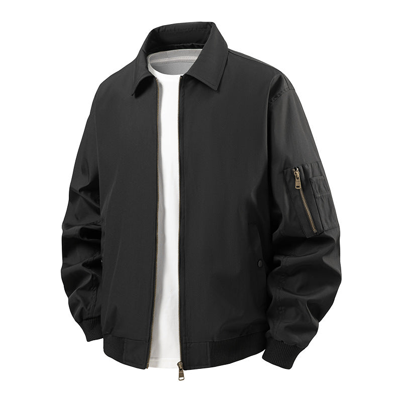 Men's sporty bomber jacket with practical zip pockets Lisslune