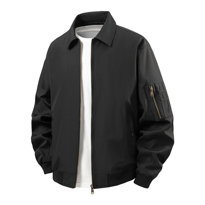 Men's sporty bomber jacket with practical zip pockets Lisslune