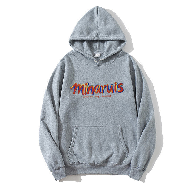 Women's hoodie with colorful lettering Lisslune