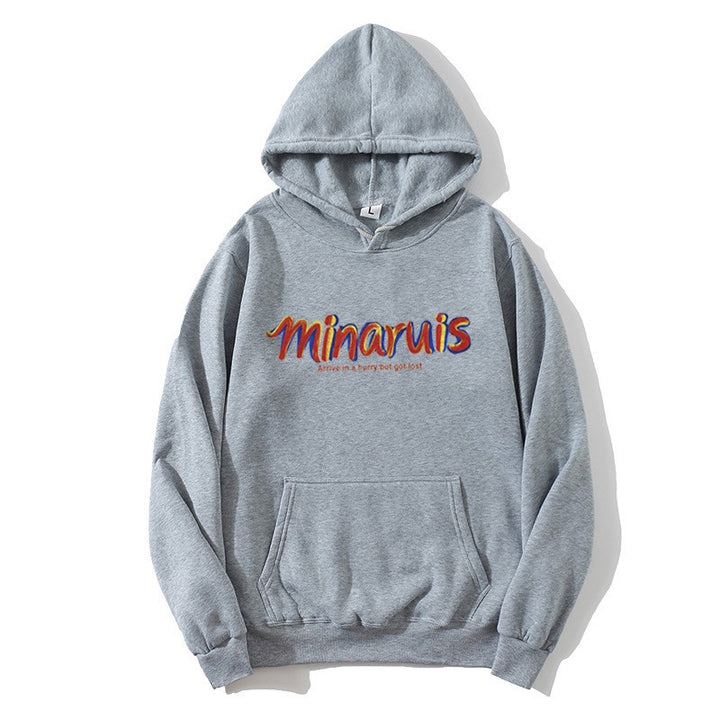 Women's hoodie with colorful lettering Lisslune