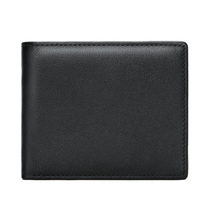 Lisslune | StitchCraft Men’s Bifold Genuine Leather RFID Wallet – Slim, Secure & Stylish