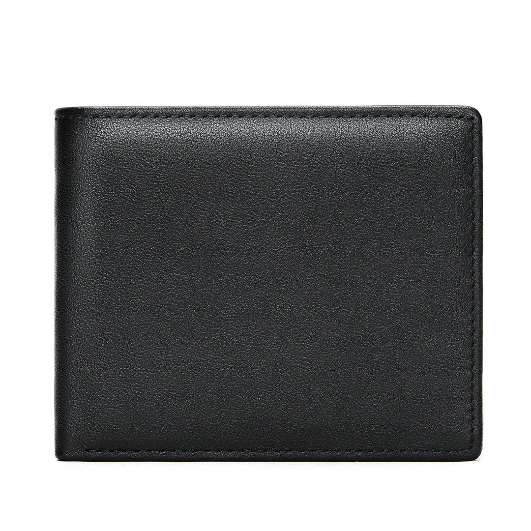 Lisslune | StitchCraft Men’s Bifold Genuine Leather RFID Wallet – Slim, Secure & Stylish