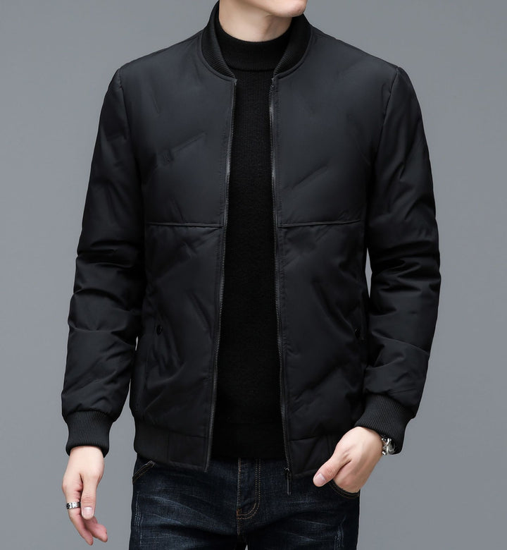 Men's stylish bomber jacket with water-repellent material and elastic cuffs Lisslune