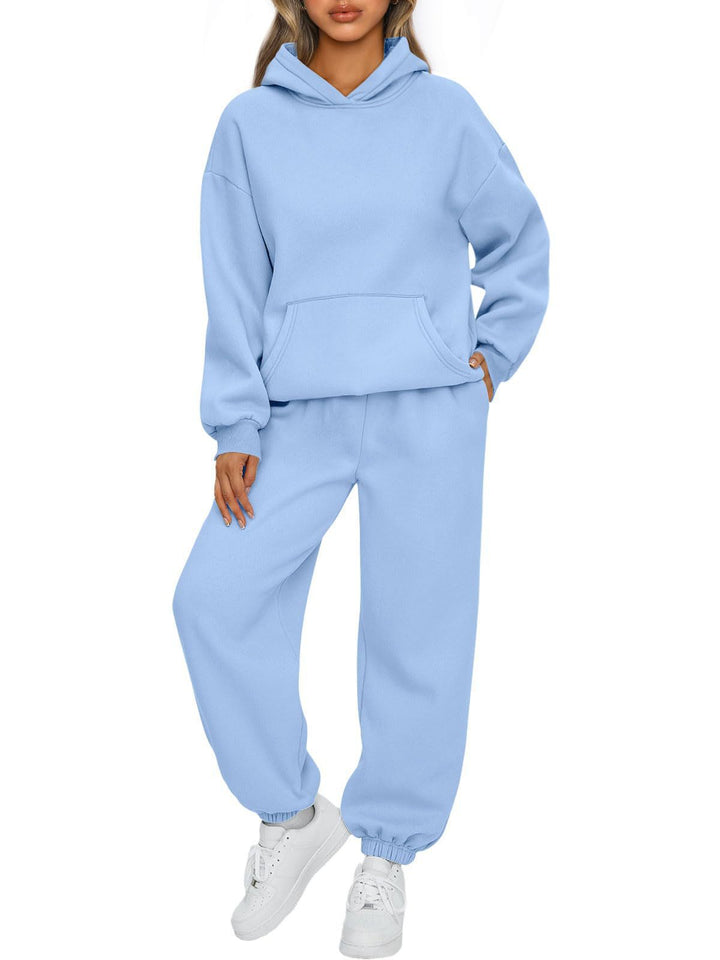 Women's Comfortable Hoodie Suit Made of Soft Sweat Fabric Lisslune