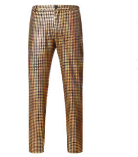 Men's Glamorous Disco Pants with Shimmering Top Material Lisslune