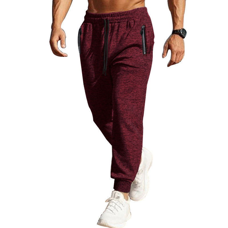 Men's sporty jogging pants with reflective zipper pockets Lisslune