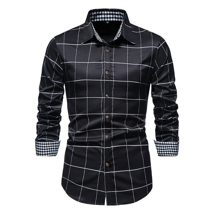 Men's High-Quality Checkered Shirt Lisslune
