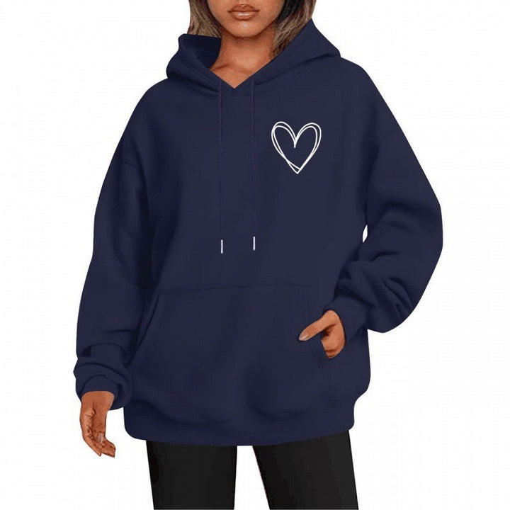 Women's hoodie with cool heart motif Lisslune