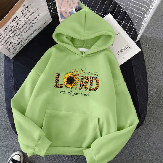Women's hoodie with inspiring sunflower design Lisslune