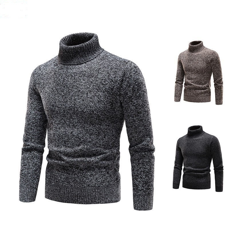 Men's turtleneck sweater made of high-quality wool Lisslune