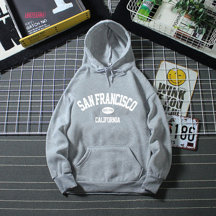 Women's Hoodie with San Francisco Print Lisslune