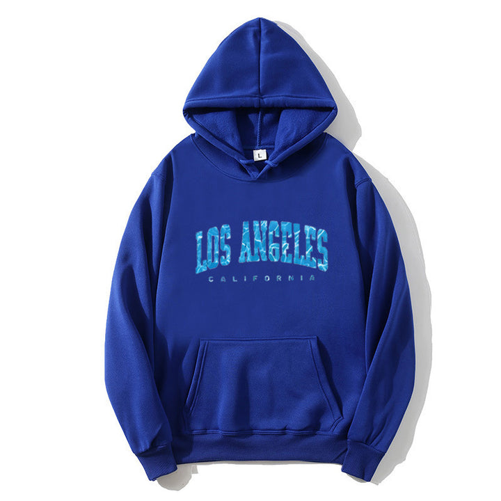 Women's hoodie with striking Los Angeles lettering Lisslune
