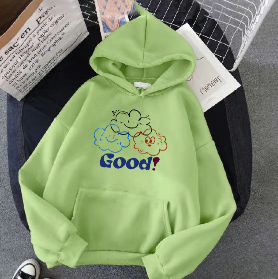 Women's hoodie with creative cartoon design and comfortable fit Lisslune