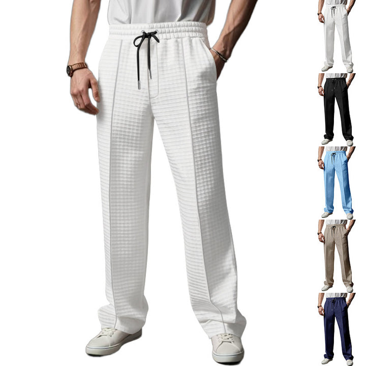 Men's High-Quality Sports Pants with Elastic Waistband and Slim Fit Lisslune