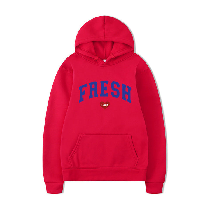 Women's hoodie with playful lettering and soft inner fleece Lisslune
