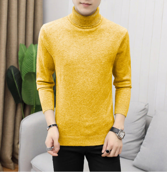 Men's turtleneck sweater made of high-quality cotton Lisslune