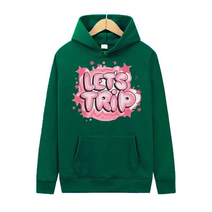 Women's hoodie with stylish graffiti print and comfortable fit Lisslune