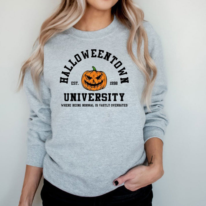 Women's sweatshirt with creative Halloween design and comfortable fit Lisslune