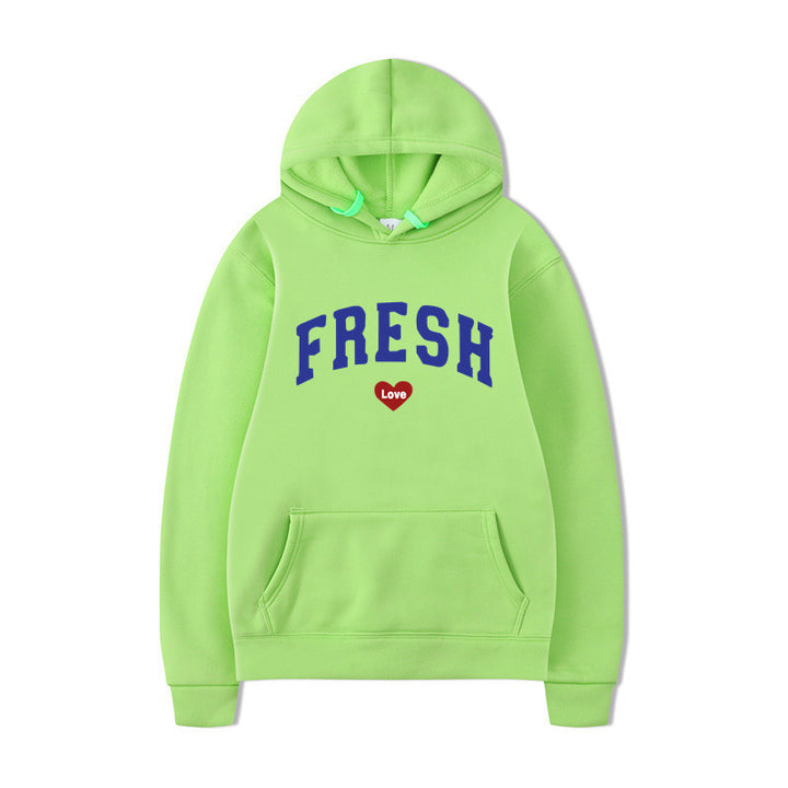 Women's hoodie with playful lettering and soft inner fleece Lisslune