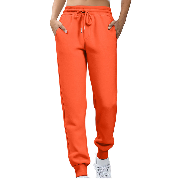 Women Relaxed Fit Sweatpants with Elastic Waistband and Side Pockets Lisslune