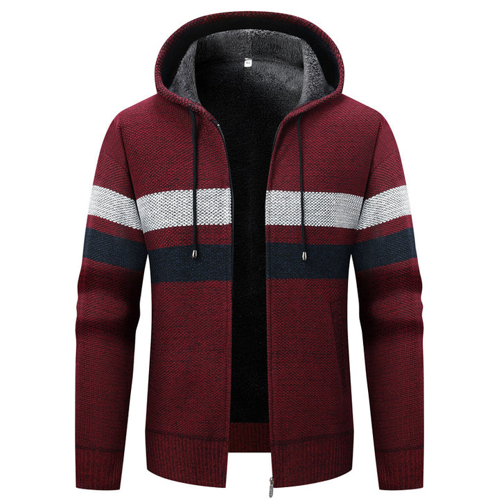 Men's Cozy Cardigan with Hood Lisslune