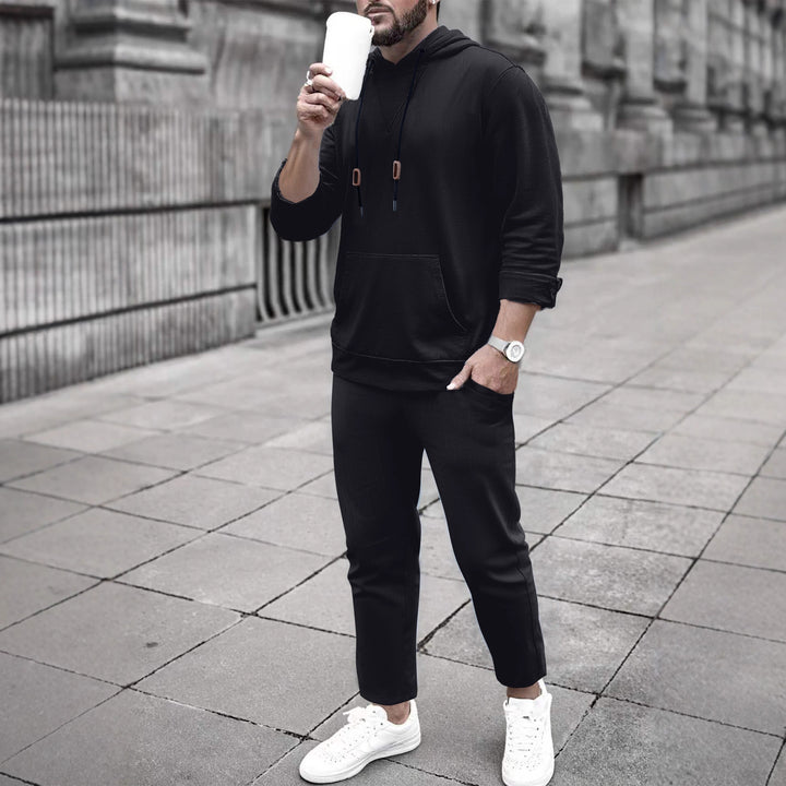 Men's Casual Hoodie and Jogging Pants Set Lisslune