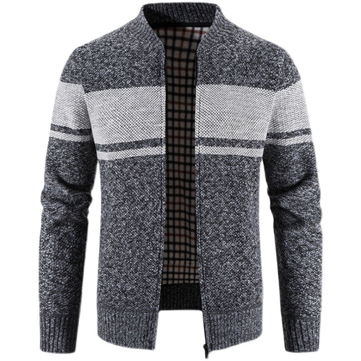 Men's fashionable cardigan with textured design Lisslune
